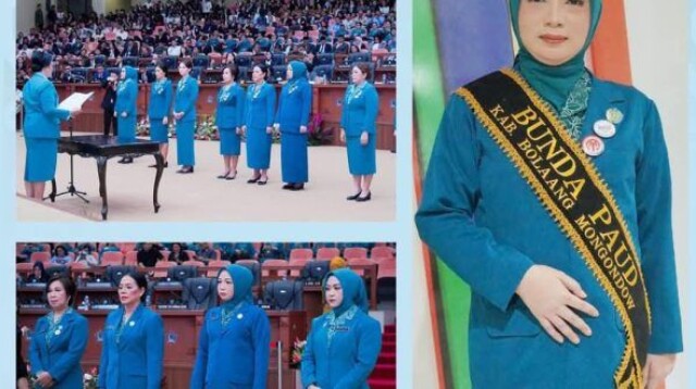 Kalsum Alhabsyi Dikukuhkan Bunda PAUD Bolmong