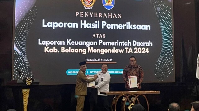 Pemkab Bolmong Raih Opini WTP