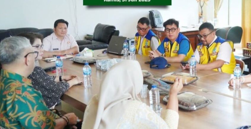 Wabup Bolmong Dony Lumenta Sambut Kunjungan Tim Kementrian PU