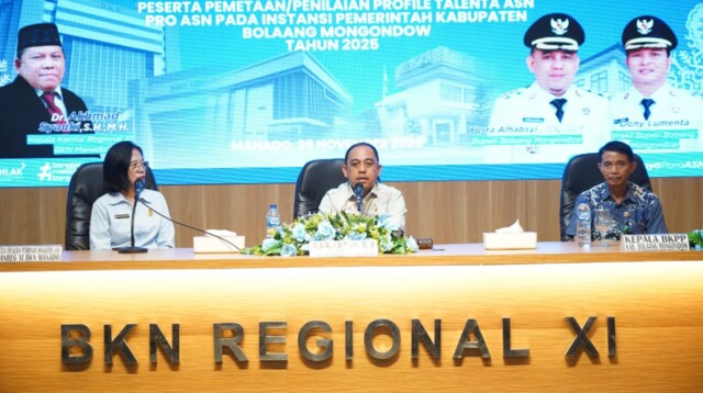 Bupati Yusra Alhabsyi Buka Profiling ASN di BKN Regional XI Manado