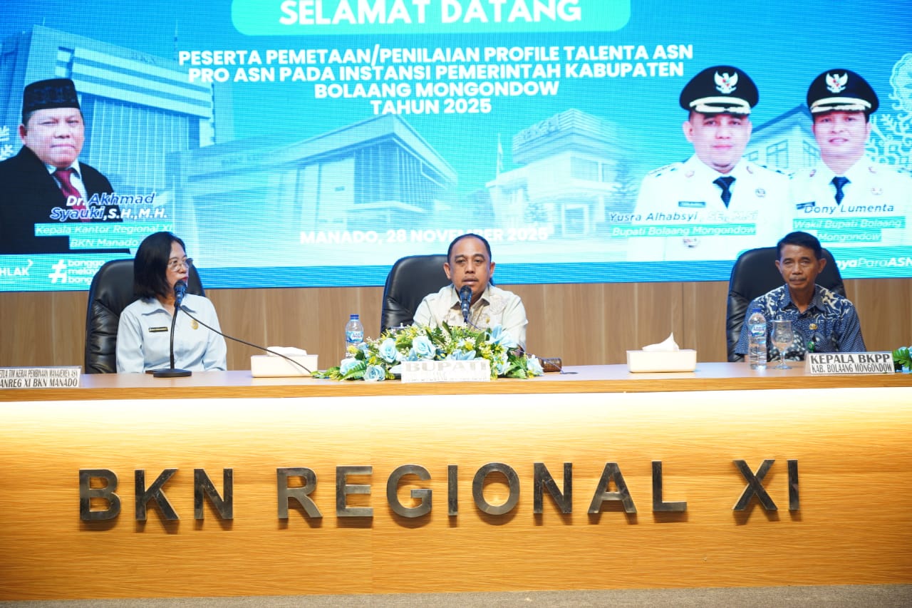 Bupati Yusra Alhabsyi Buka Profiling ASN di BKN Regional XI Manado