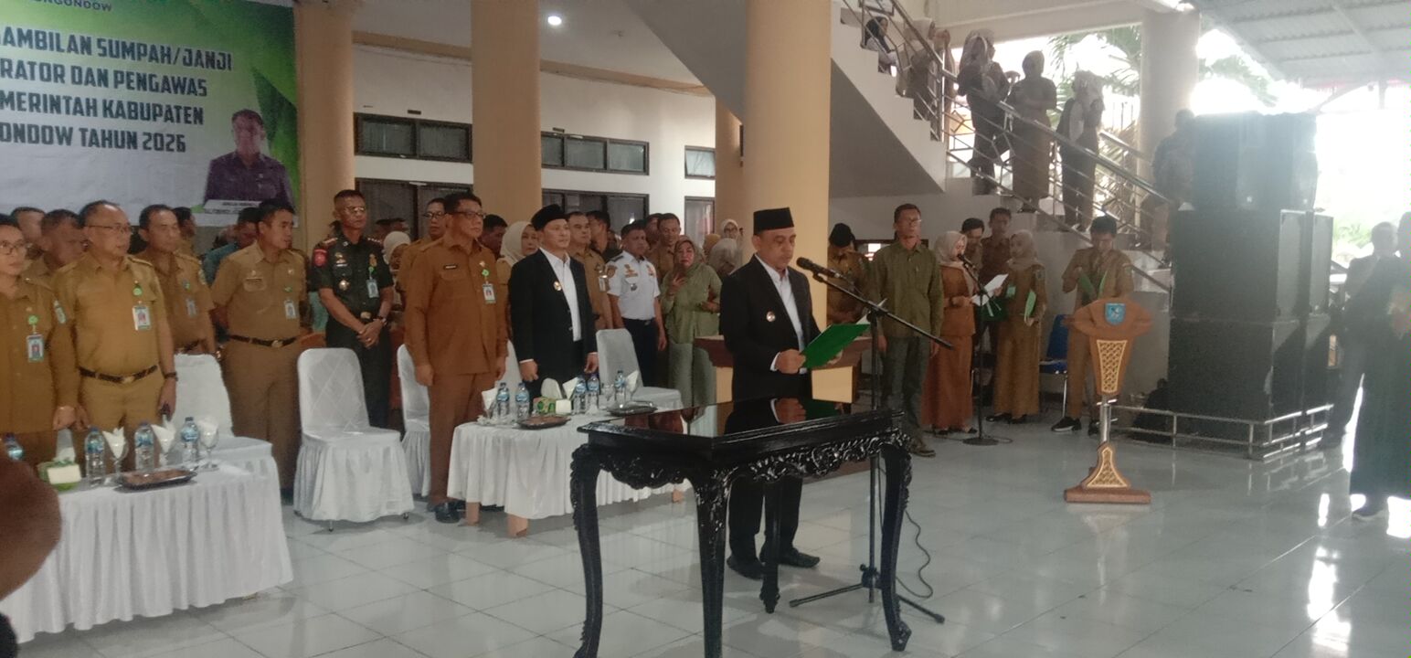 Pemkab Bolmong Gelar Rotasi Pejabat Eselon III dan IV