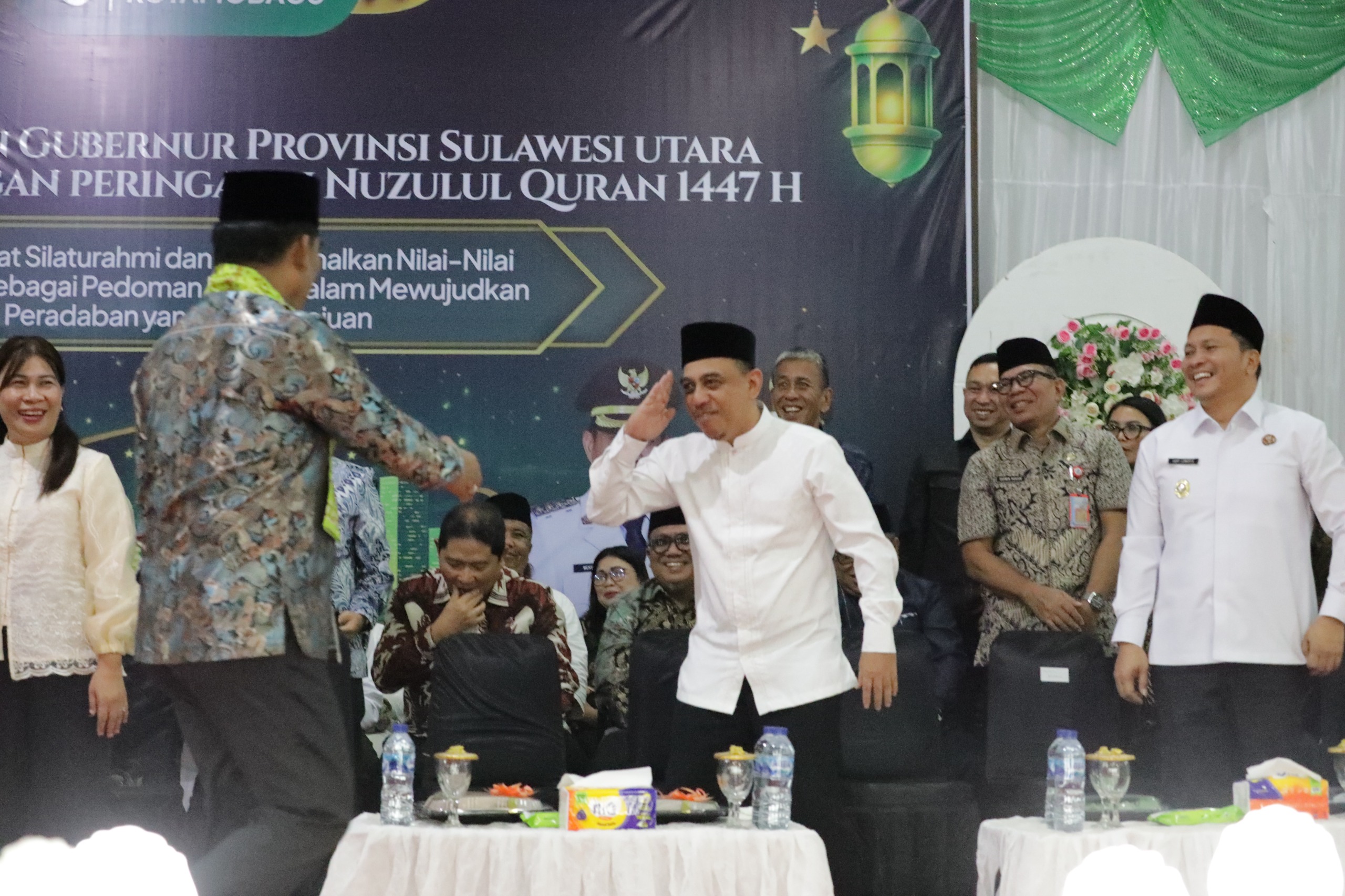 Bupati dan Wabup Bolmong Hadiri Safari Ramadhan Gubernur Sulut YSK
